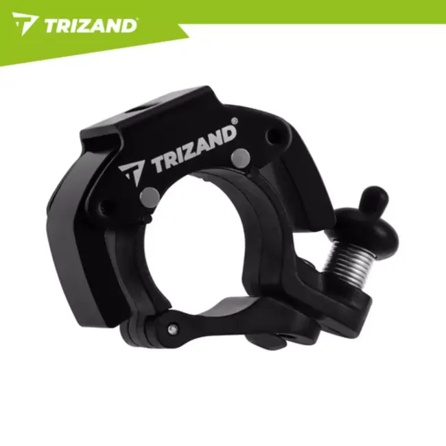 Trizand Zwarte Compacte fietsbel met krachtig geluid tot 100 dB voor veilig fietsen