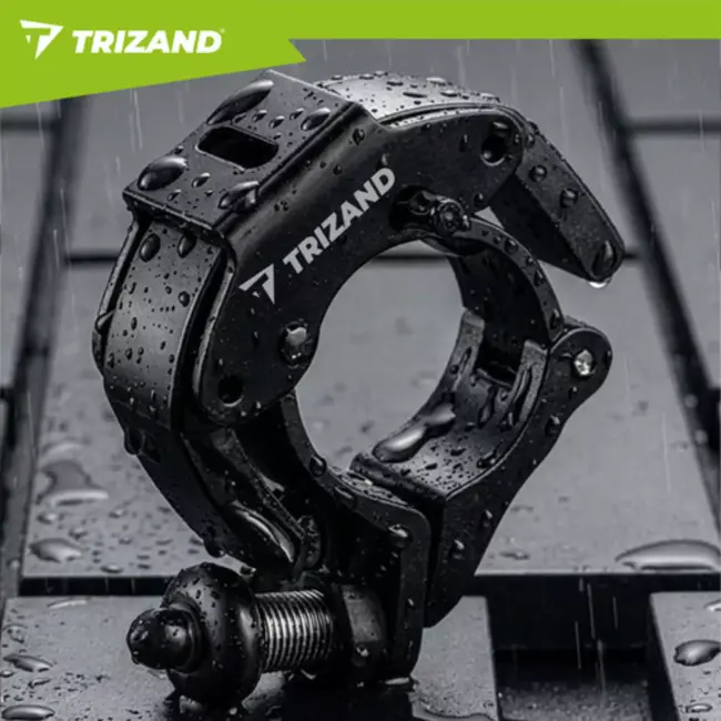 Trizand Zwarte Compacte fietsbel met krachtig geluid tot 100 dB voor veilig fietsen