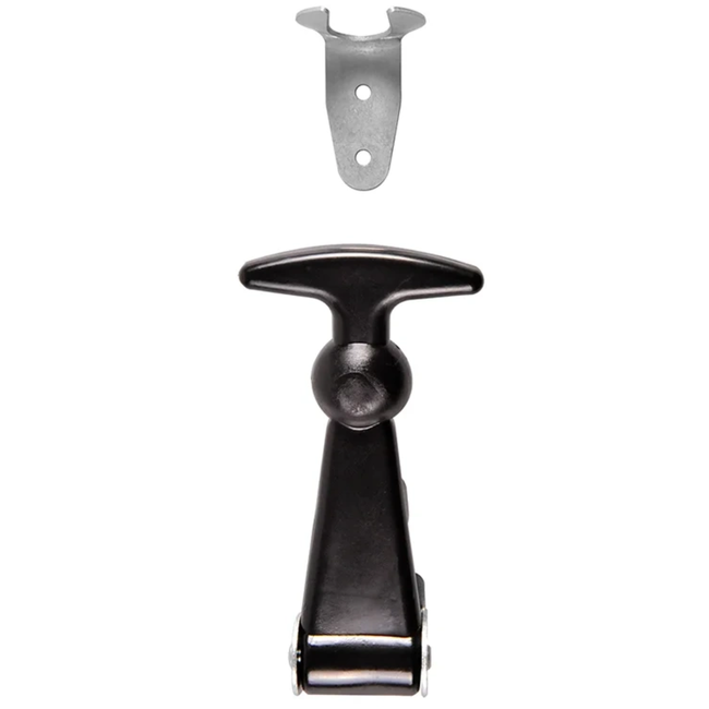ProPlus Motorkaptrekker - Staal - Inclusief borgplaatje - 120 x 60 mm - Zwart