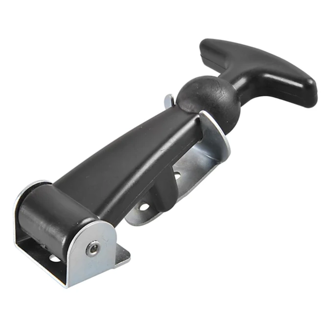 ProPlus Motorkaptrekker - Inclusief borgplaatje - Staal - 120 x 60 mm - Zwart