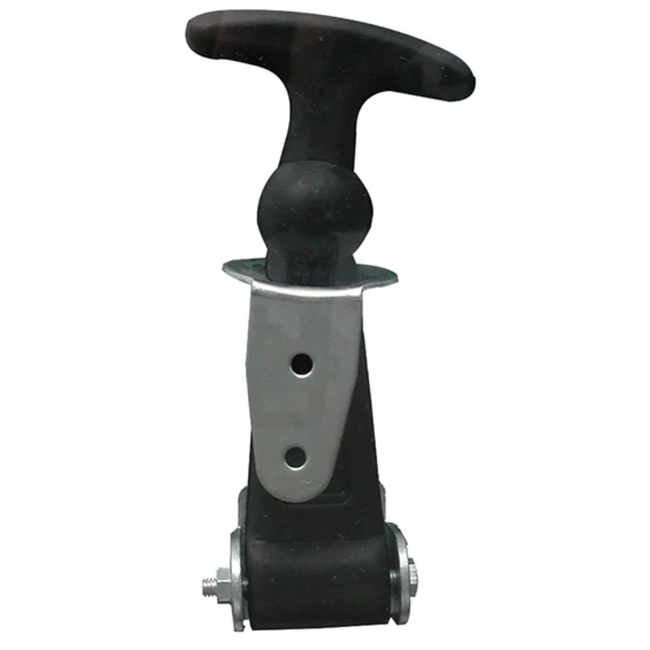 ProPlus Motorkaptrekker - Inclusief borgplaatje - Staal - 120 x 60 mm - Zwart