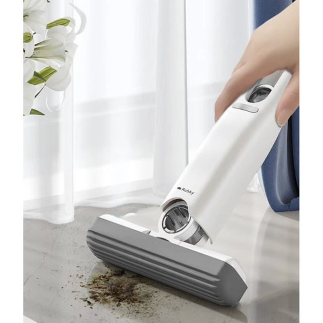 Ruhhy Mini Mop – Compact en Zelf-Uitwringend voor Perfecte Raamreiniging