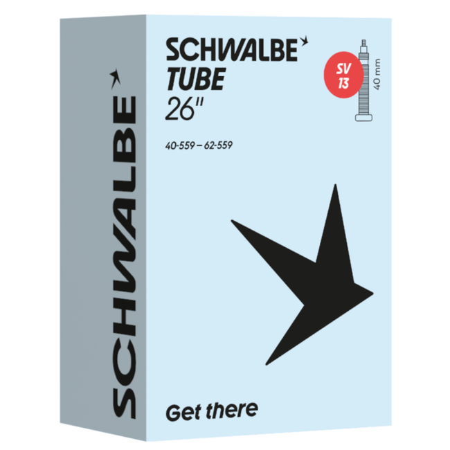 Schwalbe Binnenband 26 inch - Presta ventiel 40mm - Geschikt voor ATB en transportfietsen