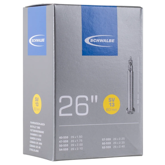 Schwalbe Binnenband 26x1.50-2.50 - Presta Ventiel 60mm - Duurzaam Rubber - Zwart