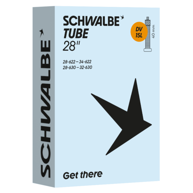 Schwalbe Binnenband 28/32-622/630 - Dunlop ventiel 40 mm - Butyl rubber - Voor racefietsen