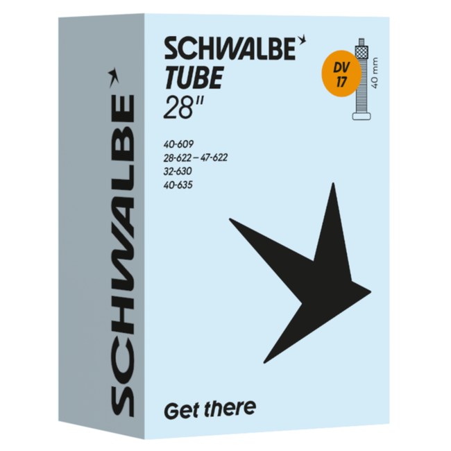 Schwalbe Binnenband 28 inch - ETRTO 37/47-622 - Dunlop ventiel 40 mm - Duurzaam rubber - Geschikt voor diverse bandenmaten