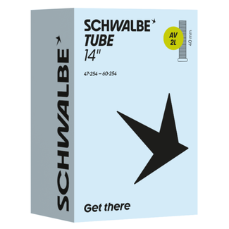 Schwalbe Binnenband 14 x 1.75 - 28/40-254 - Schrader ventiel 40mm - Duurzaam butyl rubber