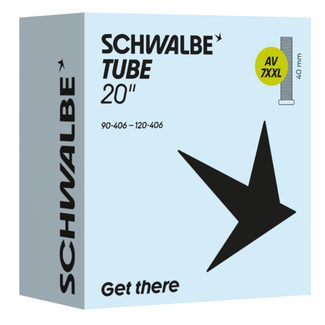 Schwalbe Fatbike binnenband - 20x4.00-4.90 - Schrader ventiel 40mm - Duurzaam en betrouwbaar