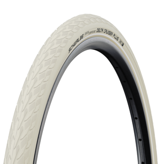 Schwalbe Fietsband 28x1.40 - PunctureGuard - Reflectie - Creme - Comfortabel & Duurzaam