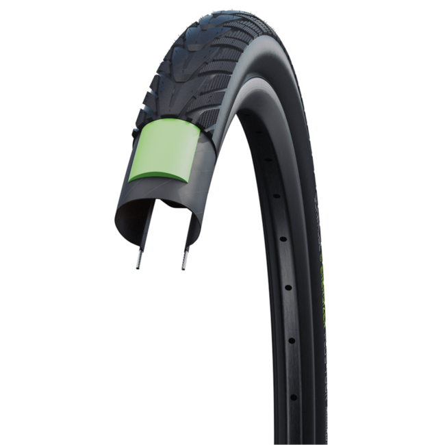 Schwalbe E-bike buitenband - anti-lek bescherming - reflecterende strip - 28x2.00 - zwart