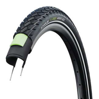 Schwalbe Tourband - 3mm anti-leklaag - Zwart met reflectie - 26x2.00 - Geschikt tot 50 km/u