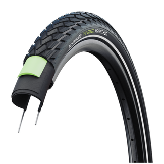 Schwalbe Tourband met Greenguard - Anti-lek - Zwart met reflectie - 26x1,75