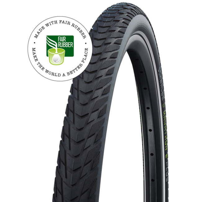Schwalbe E-bike buitenband - 28x1.40 - anti-lek - zwart met reflectie - hoge snelheid 50 km/u