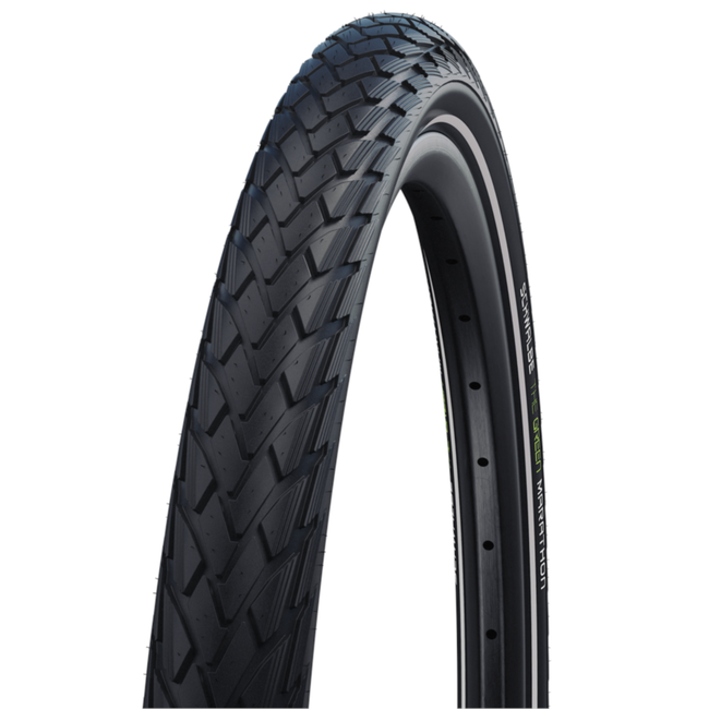 Schwalbe Vouwfietsband - Anti-lek Greenguard - Zwart met Reflectie - 20x1.50 - Milieuvriendelijk