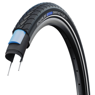 Schwalbe Anti-lek buitenband - Reflecterend - Geschikt voor e-bikes - 28x1.75 - Zwart