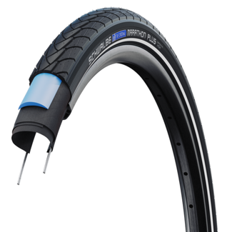 Schwalbe Buitenband met SmartGuard anti-leklaag - reflecterend - 20x1.75 - zwart