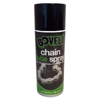 BoVelo Universele kettingspray - Waterafstotend - Bescherming tegen slijtage en roest - 400 ml