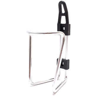 Falkx Zilveren aluminium bidonhouder - lichtgewicht - geschikt voor 500ml tot 750ml flessen