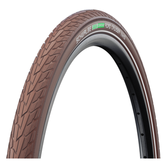 Schwalbe 28" fietsband - K-Guard bescherming - Coffee bruin met reflectie - Duurzaam materiaal