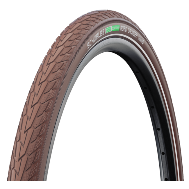 Schwalbe Fietsband - Urban Comfort - Reflecterend Bruin - 28x1.75 - Eco-vriendelijk