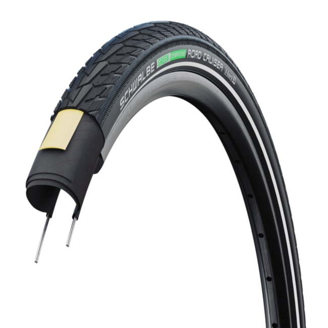 Schwalbe Fietsband 20x1.75 - K-Guard - Zwart - Green Compound - Zonder Reflectie
