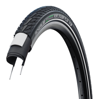 Schwalbe Road Cruiser Plus - Buitenband - PunctureGuard 3mm - Zwart met reflectie - 28x1.40