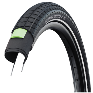 Schwalbe Fatbike buitenband - Zwart met reflectie - 20x4.00 - Comfort en betrouwbaarheid