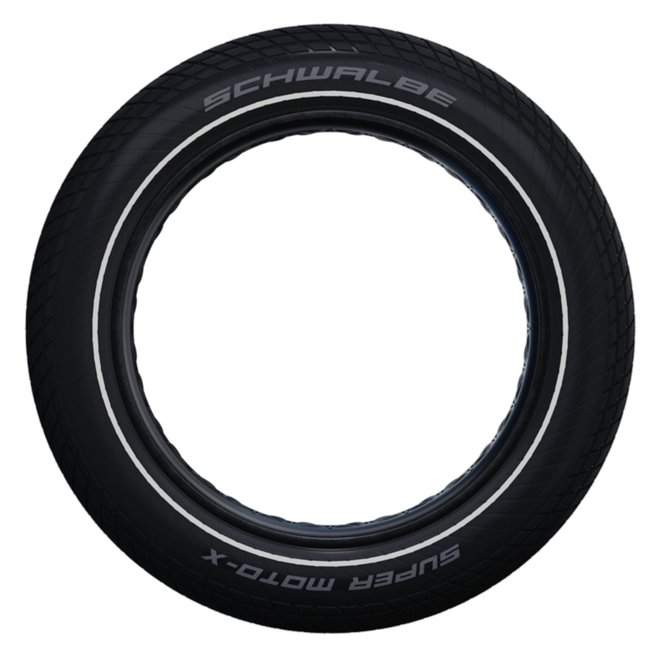 Schwalbe Fatbike buitenband - Zwart met reflectie - 20x4.00 - Comfort en betrouwbaarheid