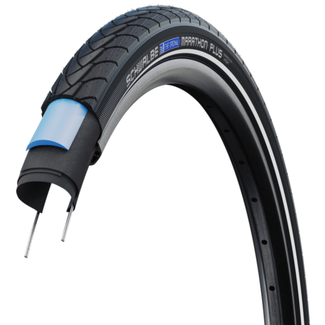 Schwalbe Buitenband 26 x 1,35 zwart - Marathon Plus met SmartGuard 5 mm en reflectie voor de fiets