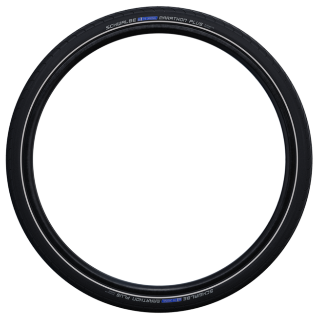 Schwalbe Buitenband 26 x 1,35 zwart - Marathon Plus met SmartGuard 5 mm en reflectie voor de fiets