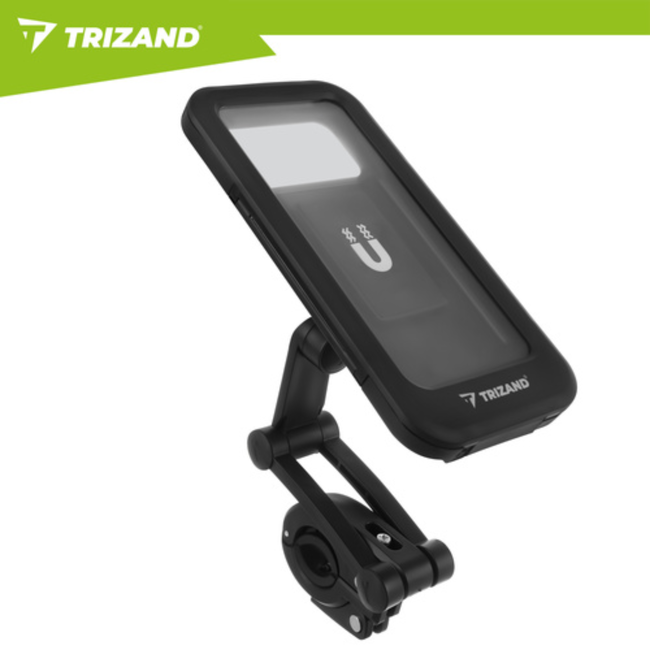 Trizand Waterdichte fietstelefoonhouder met 360° draaiing voor telefoons tot 6.9 inch