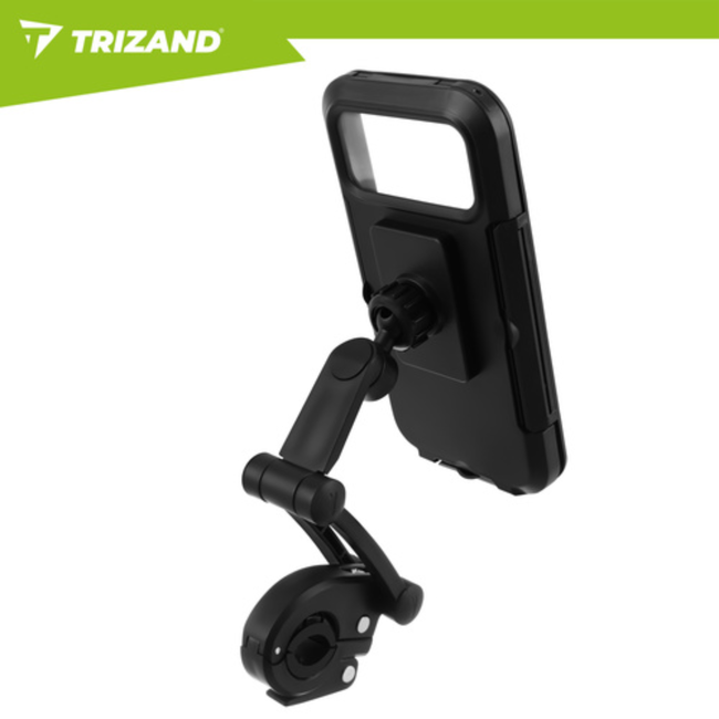 Trizand Waterdichte fietstelefoonhouder met 360° draaiing voor telefoons tot 6.9 inch