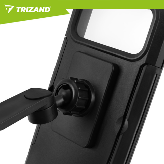 Trizand Waterdichte fietstelefoonhouder met 360° draaiing voor telefoons tot 6.9 inch