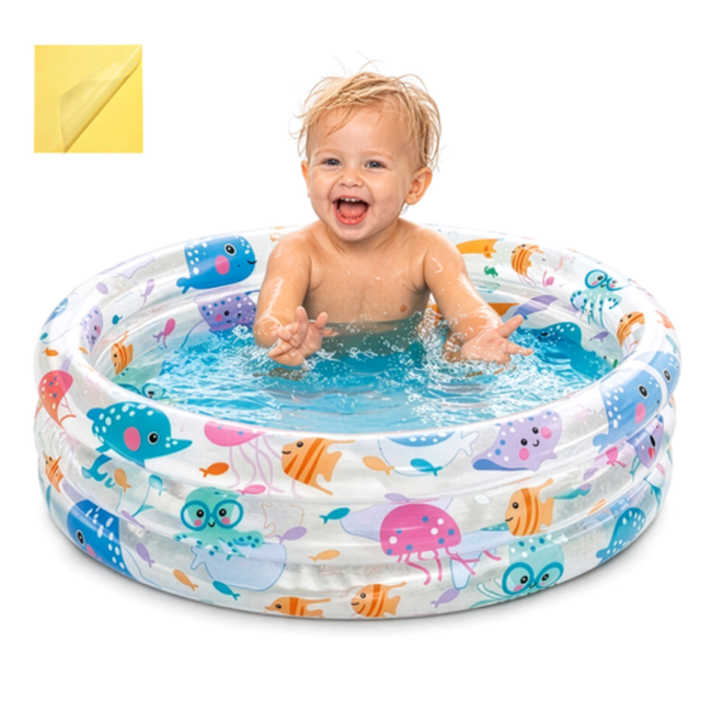 Intex Kinderzwembad 61 x 22 cm met zeedieren en 28 l inhoud