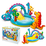 Intex Opblaasbaar Dinoland waterspeelcentrum 302 x 229 x 112 cm met glijbaan en sproeiboog