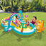 Intex Opblaasbaar Dinoland waterspeelcentrum 302 x 229 x 112 cm met glijbaan en sproeiboog