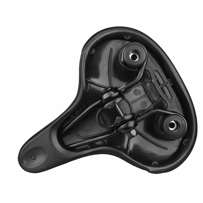 Wittkop Gelzadel met Dot 2 design - Comfortabel tourzadel - Zwart - Unisex - Met zadelstrop