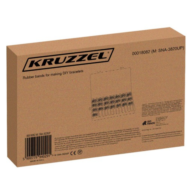Kruzzel Ultieme 4405-delige Loom Elastiekjes Set: Ontketen Je Creativiteit met de Complete Kit voor DIY Sieraden en Ambachten