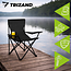 Trizand Zwarte Vissersstoel - 80 x 44 x 80 cm - Draagbaar en Stevig