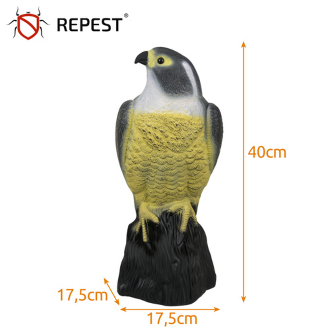 Repest Valk Vogelverschrikker - Realistisch en Diervriendelijk