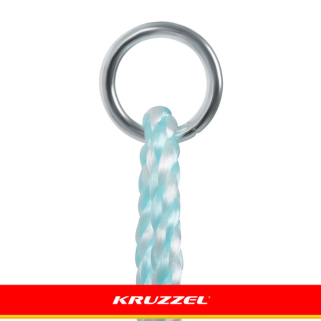 Kruzzel Blauwe Kunststof Schommel – Licht, Veilig & ideaal voor Buiten