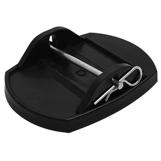 ProPlus Stabilisatievoet met metalen pen - 175 x 140 mm - zwart - duurzame kwaliteit kunststof