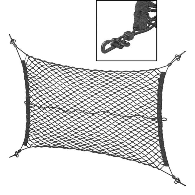 ProPlus Elastisch bagagenet - 80 x 50 cm - kunststof haken - universele bevestiging