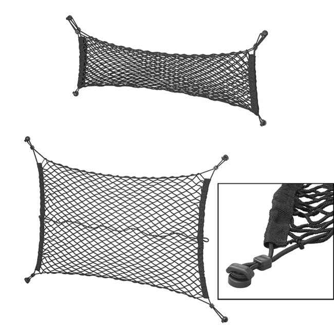 ProPlus Elastisch bagagenet - 80 x 50 cm - kunststof haken - universele bevestiging