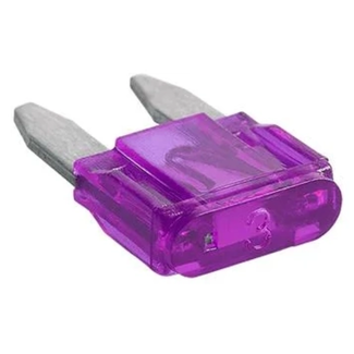 ProPlus Mini steekzekeringen - 3 Ampère - Paars - Compact formaat