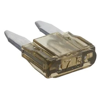 ProPlus Mini steekzekering - 7,5 ampère - bruin - voor auto's en vrachtwagens