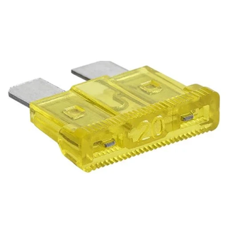 ProPlus Steekzekering - 20 ampère - Geel - Standaard - Voor auto's en vrachtwagens