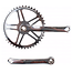 Falkx Crankstel - 44T - Staal - Zilver - 170 mm - Spieloos - Stadsfiets