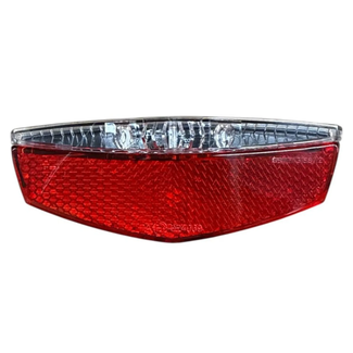Falkx LED achterlicht - E-bike 6V - Naafdynamo compatibel - Montage 50-80mm - Verhoogde zichtbaarheid