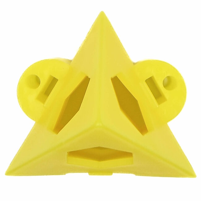 Benson Schilderpiramides - Set van 10 - Geel - Herbruikbaar - Lichtgewicht